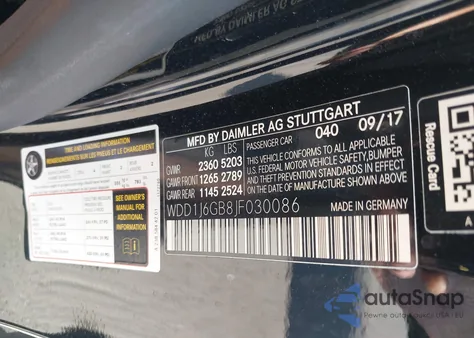 2018 Mercedes-Benz E 400 4Matic z USA, uszkodzony, nr VIN WDD1J6GB8JF030086